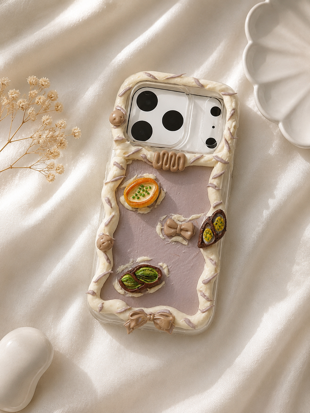 Handmade decoden phone case